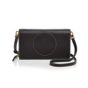 Black Tory Burch Perforated Miller crossbody
